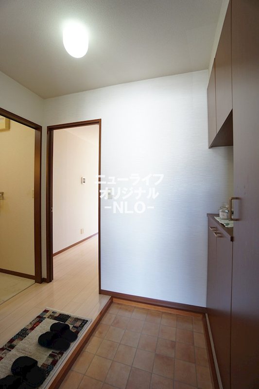 玄関　大型のシューズボックスのある玄関☆