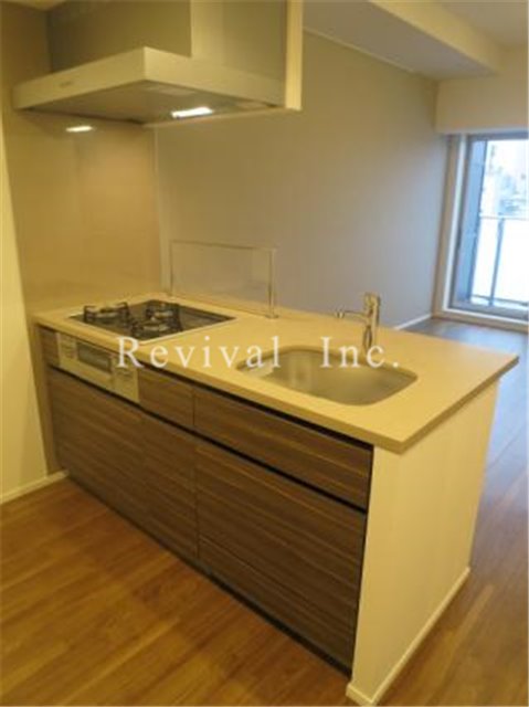 キッチン　開放感あるカウンターキッチン仕様