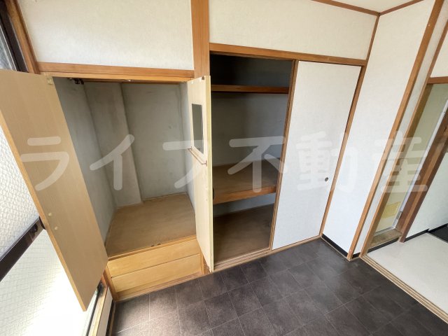 収納　収納があります