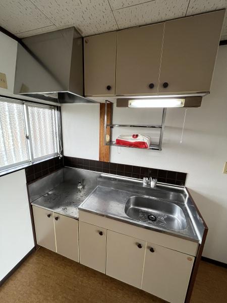 キッチン　ガスコンロ設置可