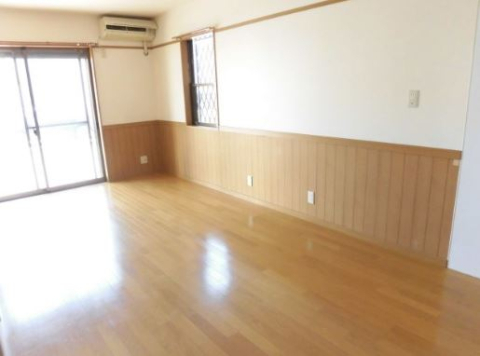 居室・リビング　※写真はＢ－１号室のものです。