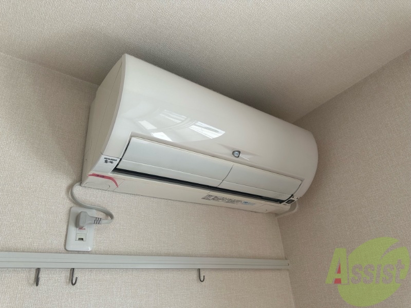 その他設備　エアコンが付いていますので寒暖対策もばっちり。