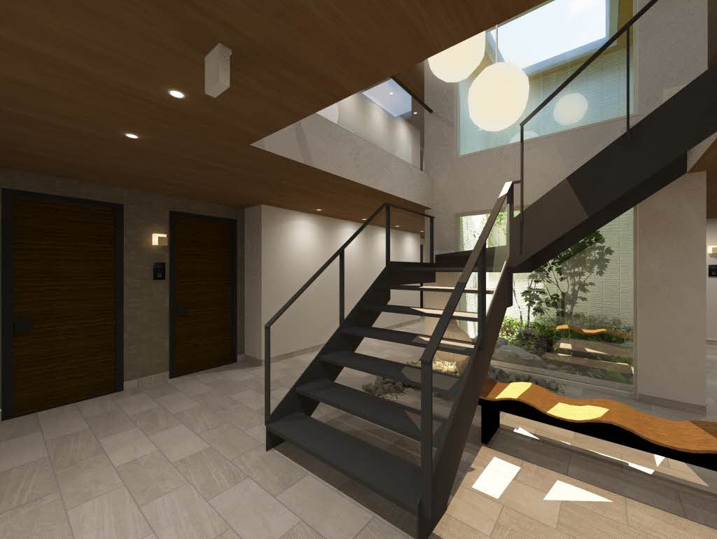 建物外観　共用部完成予想図