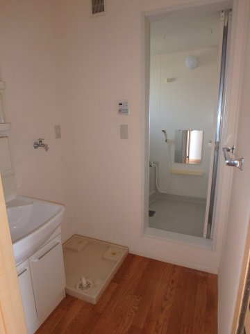 洗面設備　大島　ビバリースクエアＣ　1LDK　洗面所