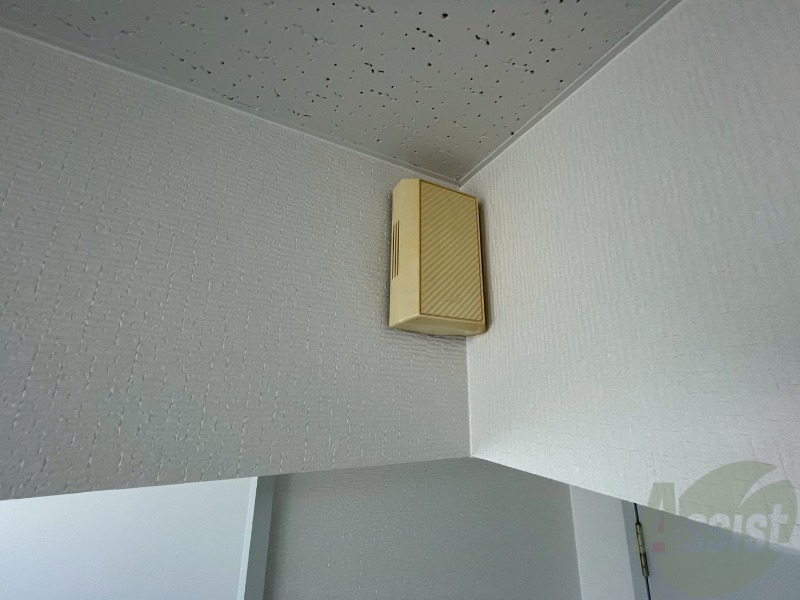 セキュリティ　来客時にはこちらのチャイムが鳴りますよ。