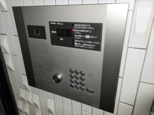セキュリティ　オートロック　※2021年11月撮影時