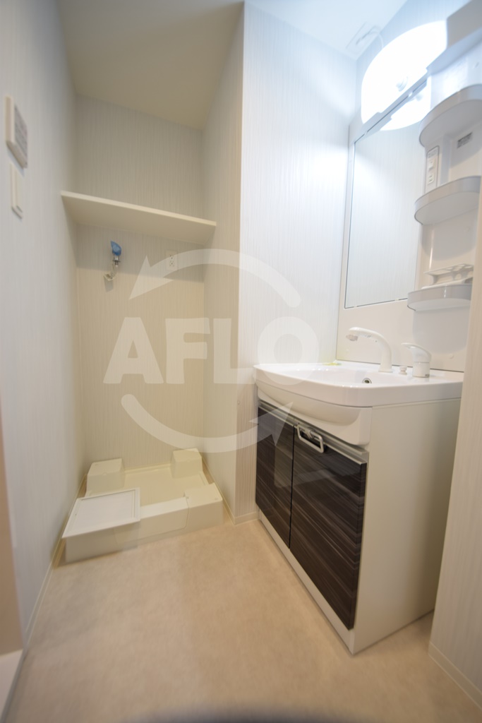 洗面設備　セオリー難波パレ　洗面所