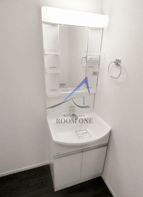 洗面設備　洗面台です。