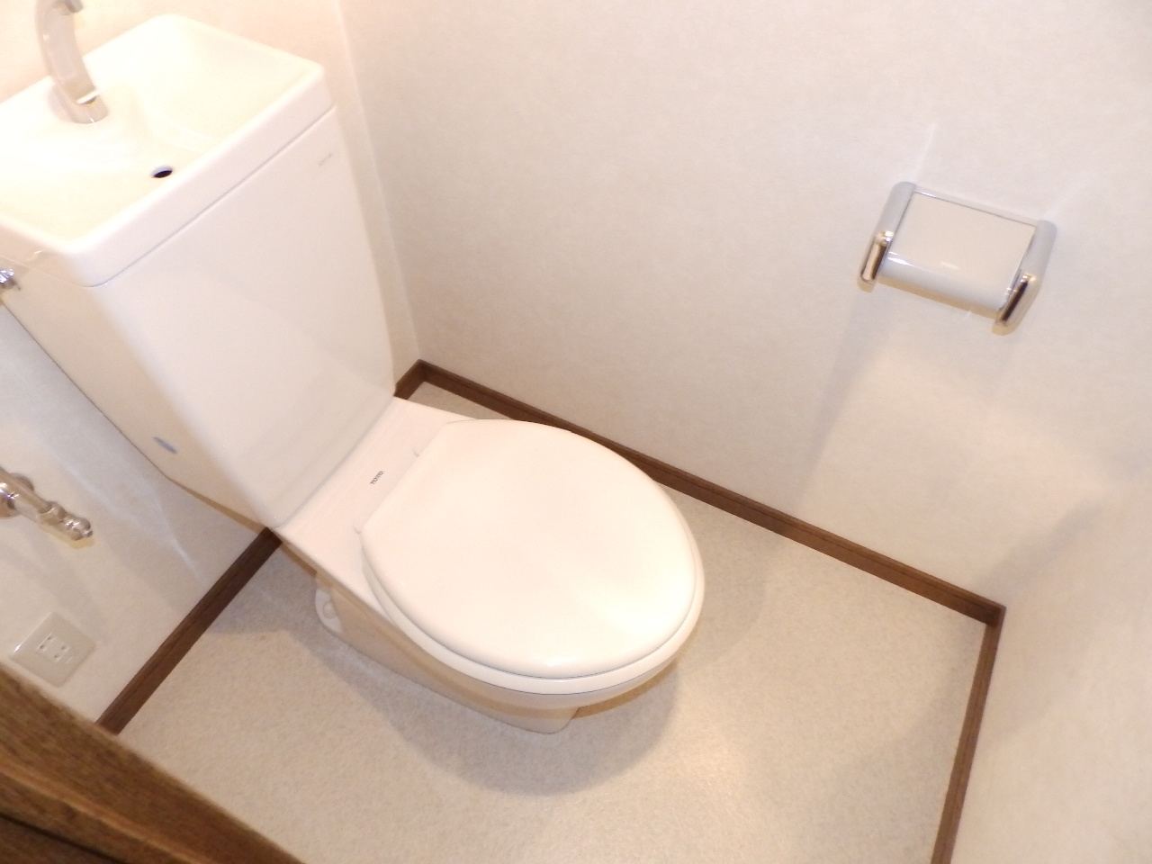 トイレ　綺麗にしています