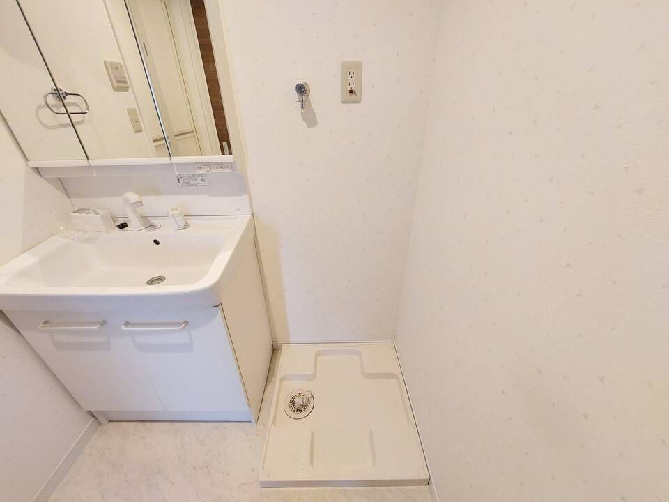 洗面設備　洗濯機置場