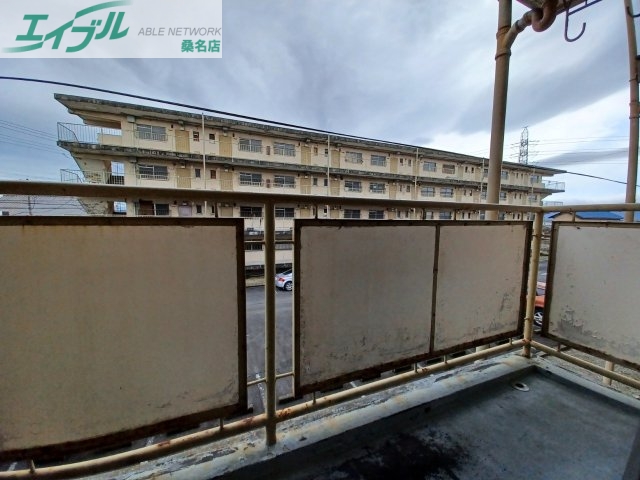 バルコニー　同タイプ部屋写真です。