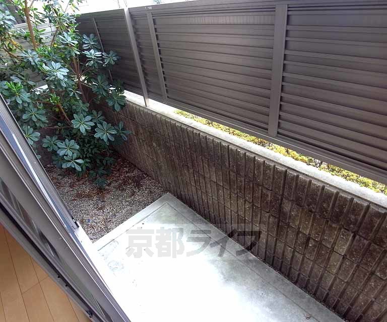 バルコニー　１階部分の庭です。