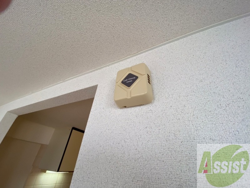 セキュリティ　来客時にはこちらのチャイムが鳴りますよ。