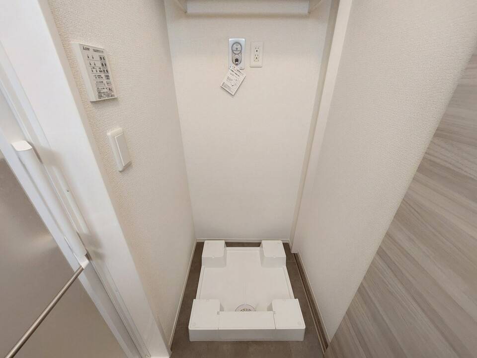 洗面設備　洗濯機置場