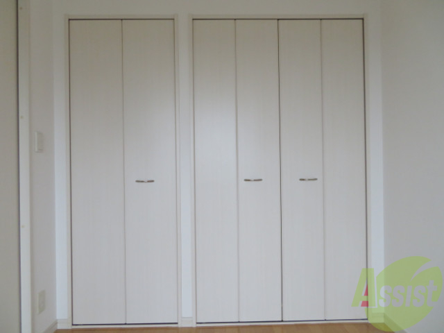 収納　クローゼットがありました。お洋服や荷物はここへ