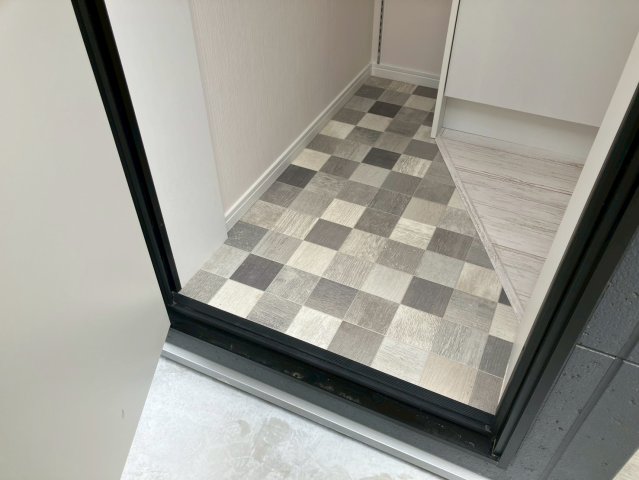 玄関　シンプルで使いやすい玄関です
