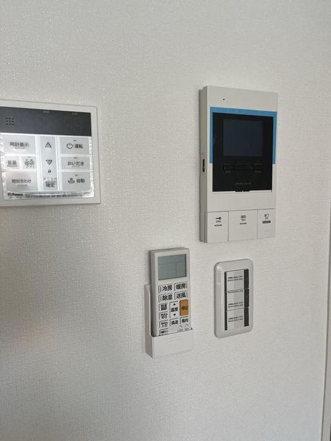 セキュリティ　【ＴＶモニタ付きインターフォン】新築時の写真