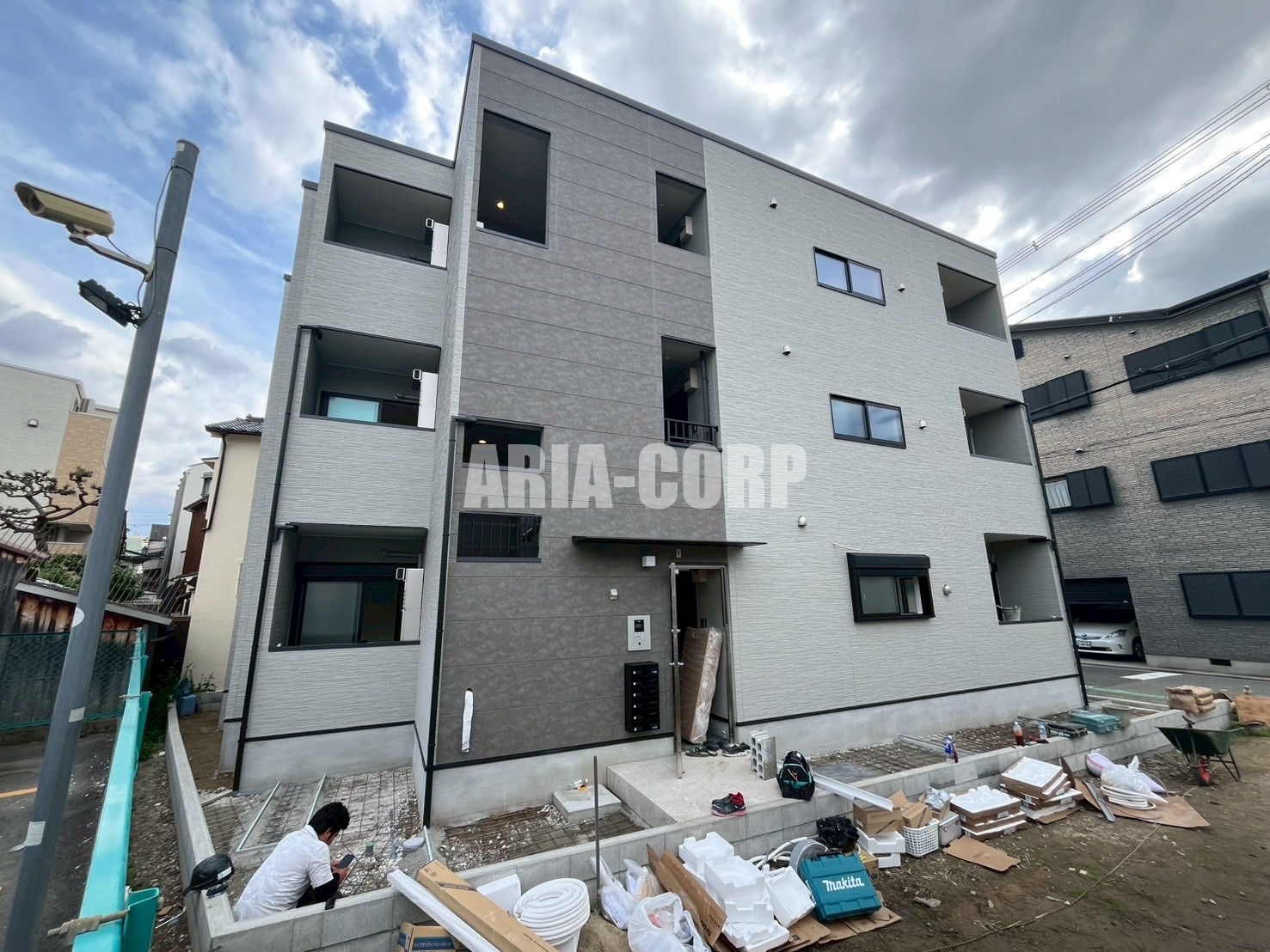 建物外観　2025年完成、大手ハウスメーカー施工デザイナーズアパート！