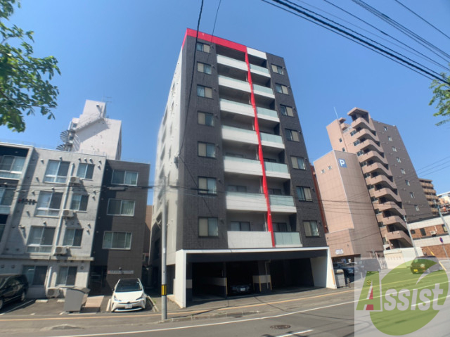 建物外観　札幌市北区二十五条西「プレイオーネＮ２５」