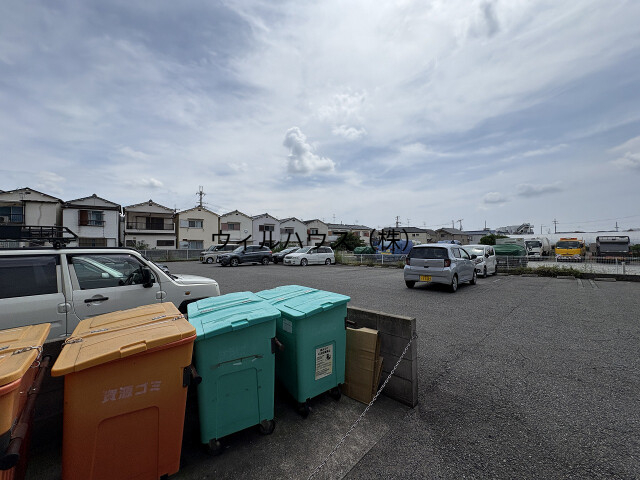 駐車場　駐車しやすい！