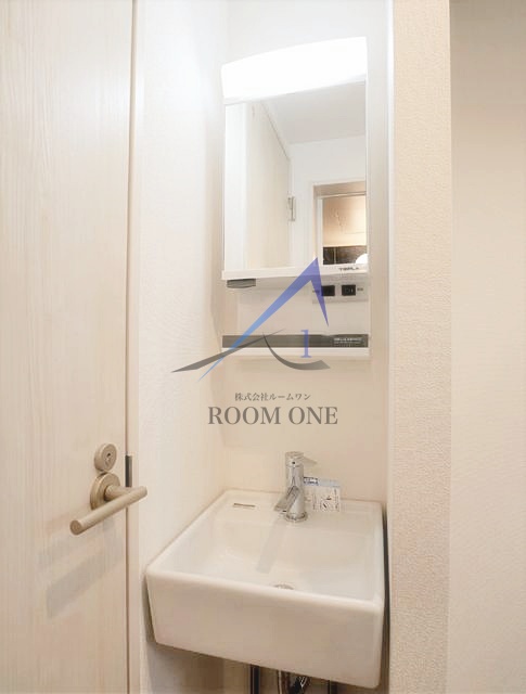 洗面設備　洗面台です。