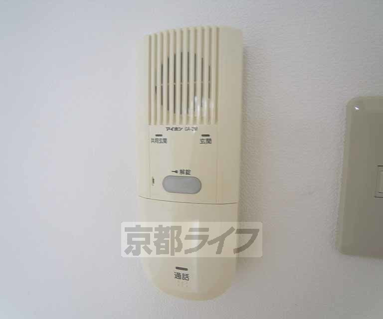 セキュリティ　インターフォンです。