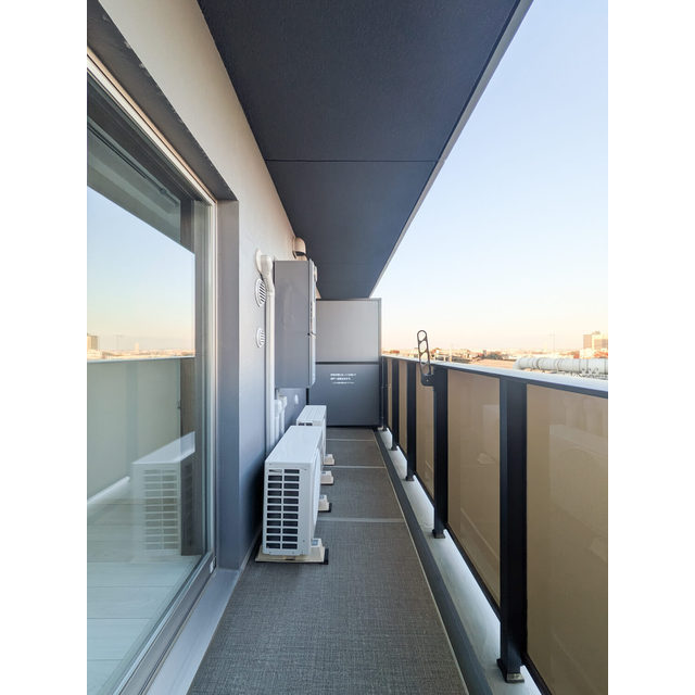 バルコニー　バルコニーがあります