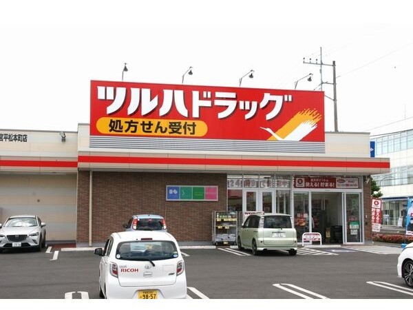 ドラックストア　ツルハドラッグ 宇都宮平松本町店（ドラッグストア）まで280m