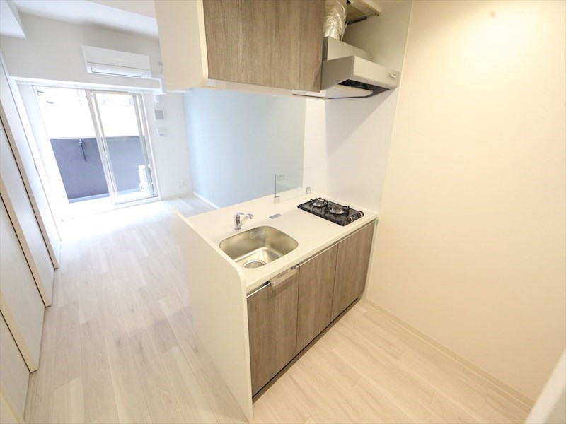 キッチン　システムキッチン（ガス2口コンロ付）カウンターキッチン