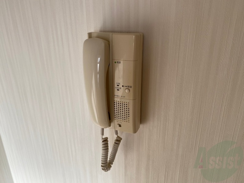 セキュリティ　インターホンは通話ができるので急な訪問があっても安心です