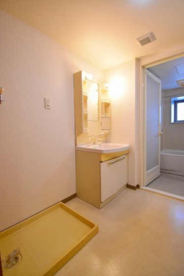 洗面設備　※他の号室の写真になります。