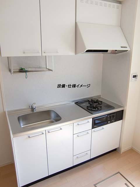 キッチン　★ガスコンロ２口グリル付きシステムキッチン★※同施工会社のイ