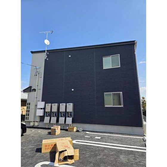 建物外観　２０２６．３月完成の新築都市ガスアパートです♪