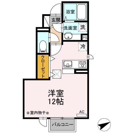 グランメールIIの間取り