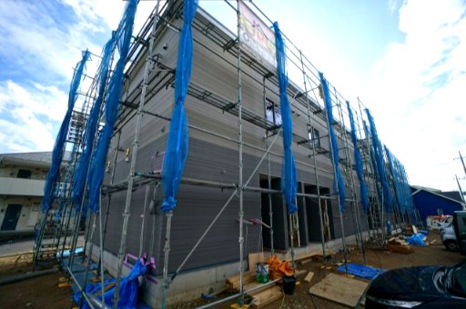 バルコニー　※建設中の写真です。