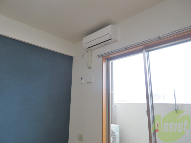 その他設備　エアコンが設置してありますので、寒暖対策もばっちり。