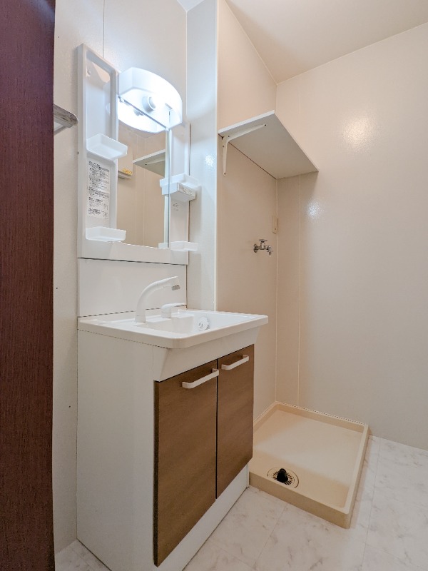 洗面設備　図面と現状に相違がある場合には現状を優先