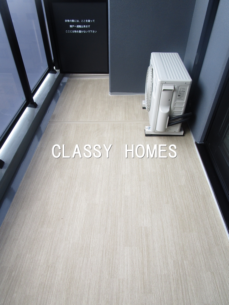 バルコニー　2023年竣工　ワンルーフレジデンス田町：バルコニー