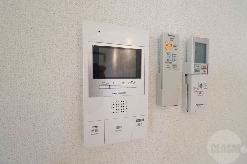 セキュリティ　モニター付インターフォンで安心