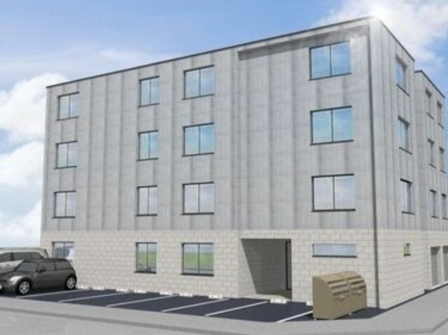 建物外観　完成後予想パース図