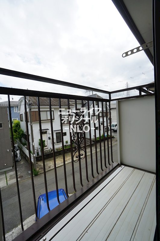 バルコニー　前面が開けているので通風良好です☆