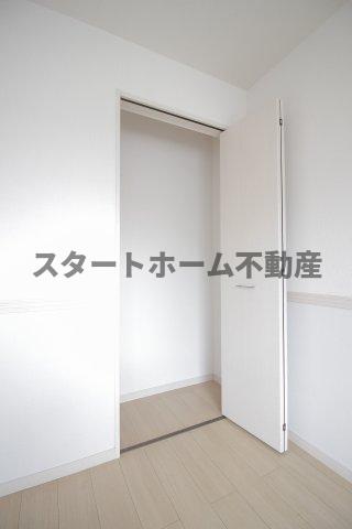 収納　たっぷりとした収納スペースです