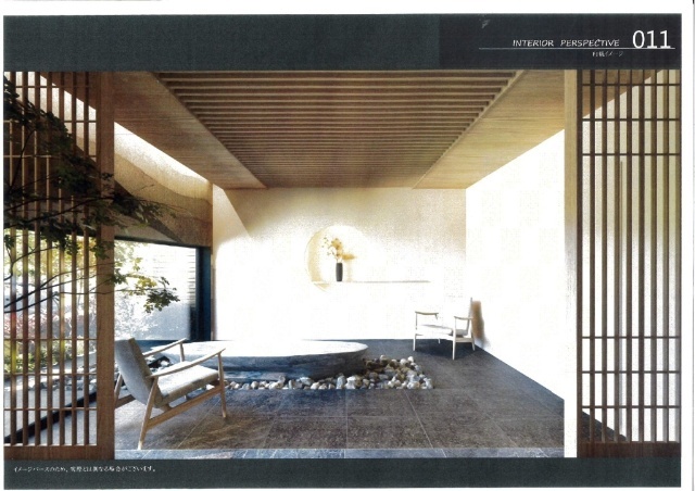 ロビー　イメージパースのため、実際とは異なる場合がございます。