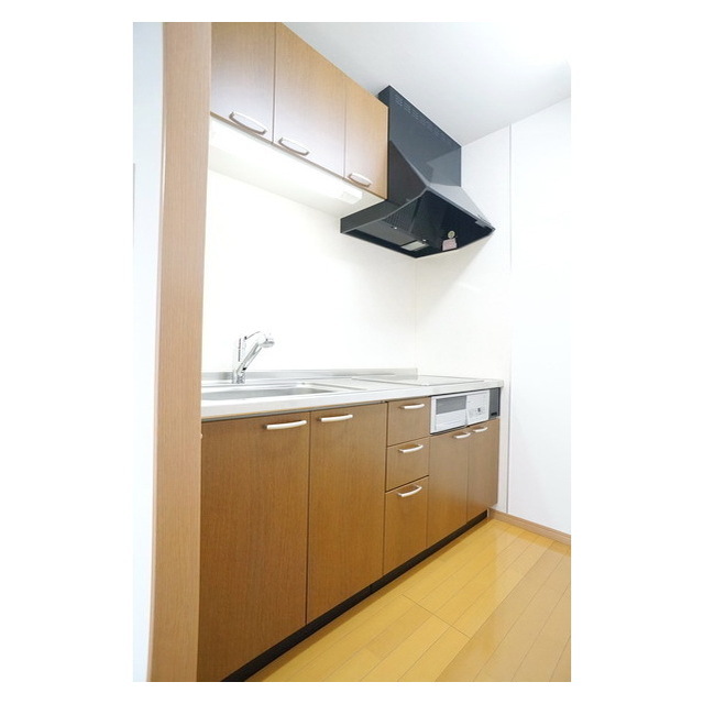 キッチン　すっきり片付く充実収納のキッチン