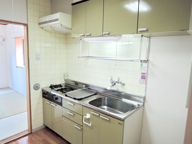 キッチン　★グリル付き2口ガスキッチン★