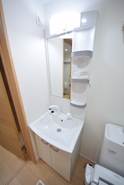 洗面設備　～顔を洗って元気に出発～