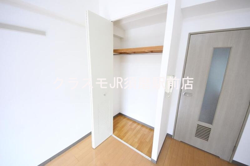収納　もちろん収納スペースも確保。お部屋がスッキリ片付きますね。