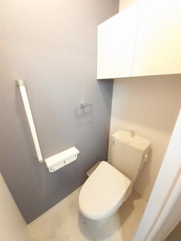 トイレ　ゆったりとした空間のトイレです
