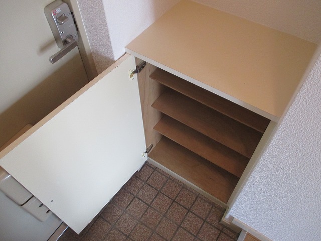 その他　シューズボックスがあるので玄関もすっきり使えますね