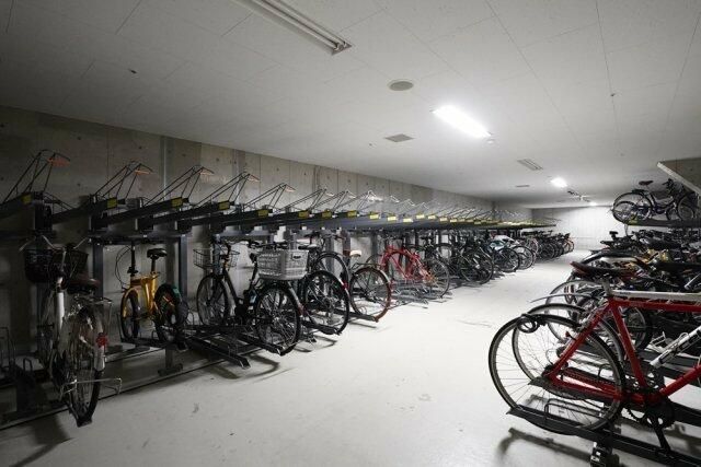 駐車場　駐輪場です。